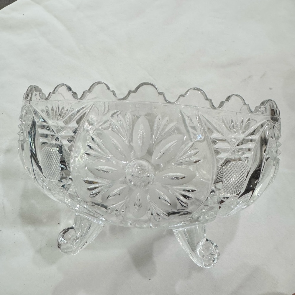 Elegant Clear Glass Bowl